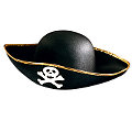 Chapeau de pirate pour enfants, noir