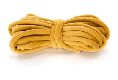 Samtschnur, gelb, 7 mm, 4 m
