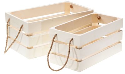 Boite de rangement en carton, 35 x 25 x 19 cm  acheter en ligne sur  buttinette - loisirs créatifs