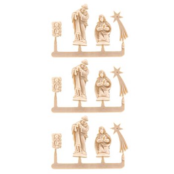 Miniatur-Krippenfiguren, 3er-Set