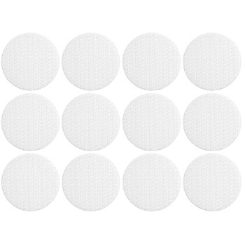 buttinette Einseitige Klettpunkte, selbstklebend, transparent, Ø 2,5 cm
