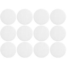 buttinette Einseitige Klettpunkte, selbstklebend, transparent, Ø 2,5 cm