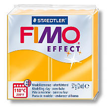 Pâte FIMO Effect, orange fluo, 57 g
