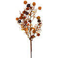 Branche de chardon artificielle, rouge-marron, 90 cm