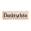 Holzstempel "Dankeschön", 6 x 1,4 cm