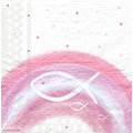 Papierservietten "Regenbogen/Rosa", 33 x 33 cm, 20 Stück