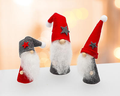 Figurines décoration de Noël - Lutin - Gris - Kiabi - 1.90€