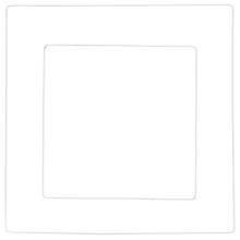 Drahtform 'Quadrat', weiß, 20 cm und 30 cm, 2 Stück