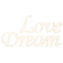 Schriftzüge 'Dream & Love'