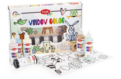 Window Color Set "Nordic Friends" | 6x 90 ml | Bastelbedarf | buttinette
