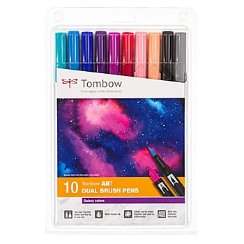 Tombow Dual Brush Pen Set 'Galaxy Colors'