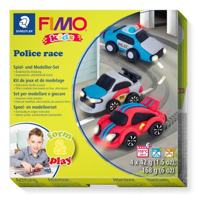 Kit pate fimo kids 6 couleurs basiques