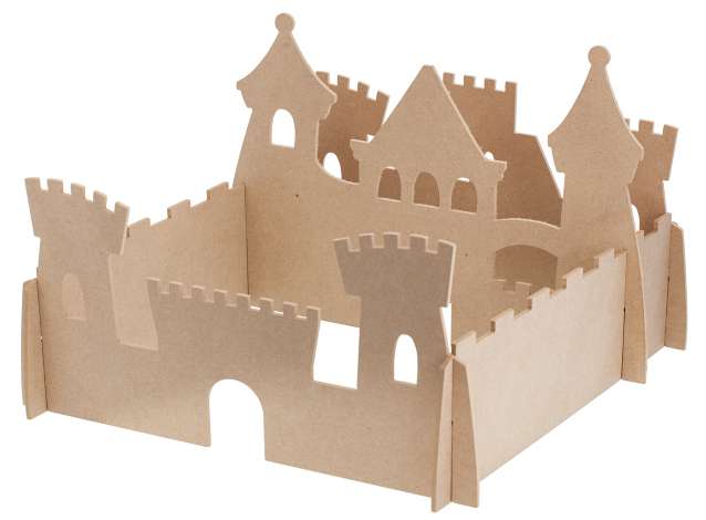 Kit créatif en MDF château  acheter en ligne sur buttinette - loisirs  créatifs