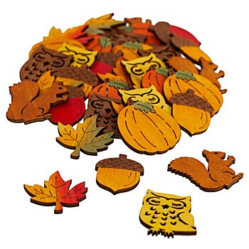 Confettis de table 'automne', 3,5–4 cm, 36 pièces