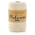 buttinette Makramee-Garn "Rope", natur, 3-fach verzwirnt, Stärke: 3 mm, Länge: 150 m