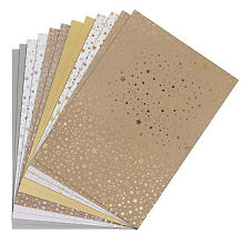 Heyda Bloc de papier 'étoiles', 21 x 29,7 cm, 12 feuilles