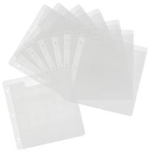 Pochettes pour rangement tampons & matrices de découpe, 20 x 20 cm, 8 pièces