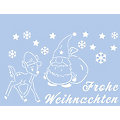buttinette Schablone "Frohe Weihnachten", 59 x 39 cm