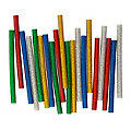 Bâtonnets de colle de couleur, paillettes, 7 mm Ø, 20 pièces