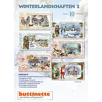3D-Bastelmappe 'Winterlandschaften 2'