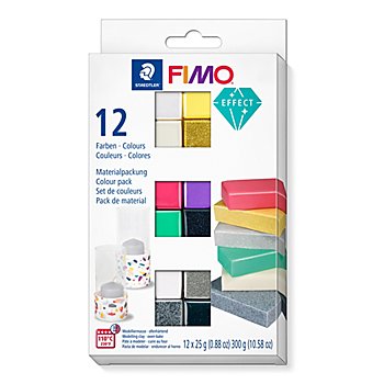 Fimo 'Effectfarben-Set', 12 Farben
