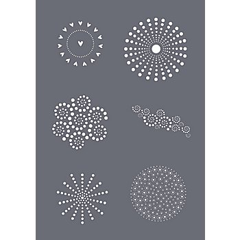 Rayher Siebdruck-Schablone 'Dots'