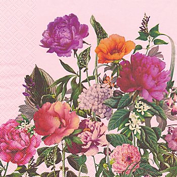 Papierservietten 'Wiesenblumen', 33 x 33 cm, 20 Stück