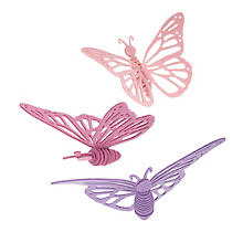 Filz-Bastelset 'Schmetterlinge', rosa, 3 Stück