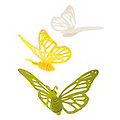 Filz-Bausatz "Schmetterlinge", gelb, 3 Stück