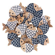 Confettis de table 'poissons', 4,5 x 2,7 cm, 24 pièces