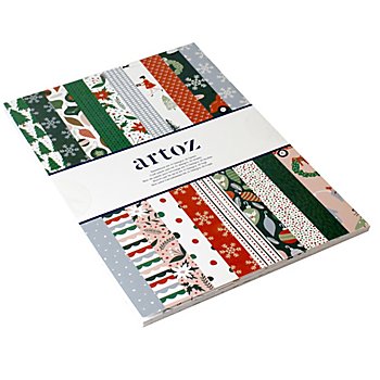 Bloc de papier 'Noël', 21 x 29,7 cm, 30 feuilles