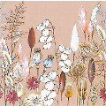 Serviettes en papier "fleurs séchées", 33 x 33 cm, 20 pièces