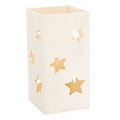 Boîte "étoiles" en bois, 30 x 15 x 15 cm