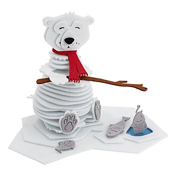 buttinette Kit créatif en feutrine 'ours polaire'
