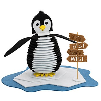 Kit créatif en feutrine 'pingouin'
