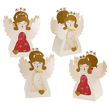 buttinette Kit créatif Lumignons 'Anges', 4 pièces