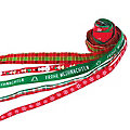 Bänderpaket "Weihnachten", rot-grün, 10&ndash;20 mm, 5x 1,5 m