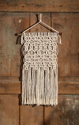 Kit macramé déco murale "bubbles", 33 x 65 cm