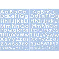 Pochoirs "alphabet", 2 pièces