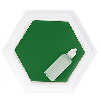 Tampon encreur, vert, 14 x 14 cm