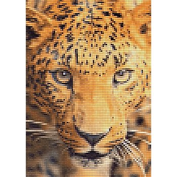Diamantenstickerei-Set 'Leopard', 24 x 34 cm