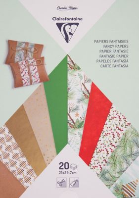 20 feuilles de papier A3 160g MULTICOLORE