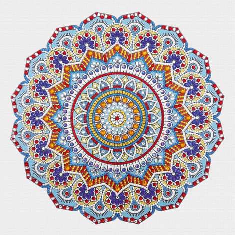 Kit Diamond Painting - Mandala 2 acheter en ligne