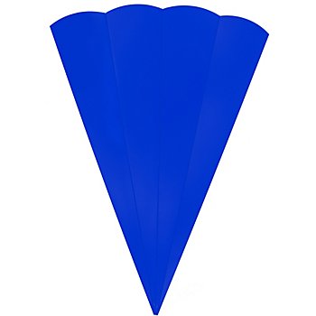 Papp-Schultüte, blau, 68 cm