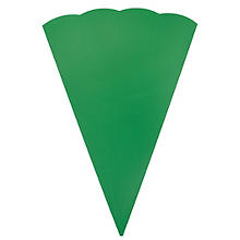 Papp-Schultüte, grün, 68 cm