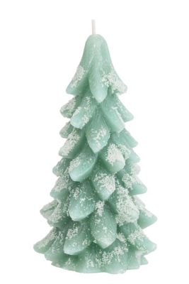 Bougie « sapin », menthe, 13 cm