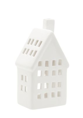 Maison en céramique, pour bougies chauffe-plat, 7,6 x 14,5 cm