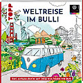 Ausmalbuch "Colorful World &ndash; Mit dem Bulli um die Welt"