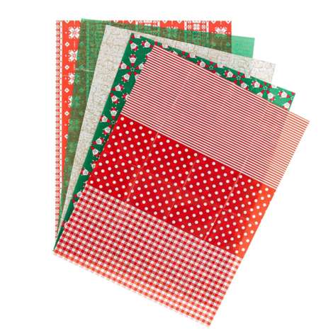 Papier cadeau original réversible - pastèque - 3m - Rouge et vert