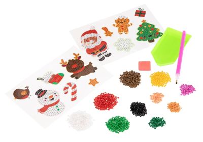 Kit créatif broderie diamant "Noël", 12 stickers